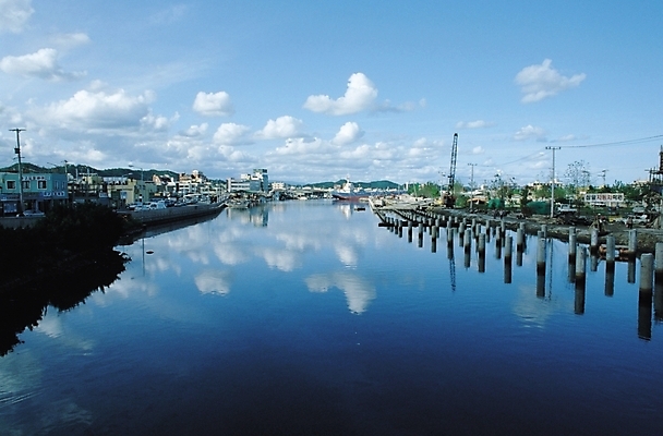 포토 JPG 주간 나무 구름 자연 하늘 산 주택 한국 물그림자 풍경 사람없음 야외 건물 강 도시풍경 전선 도시 전봇대 주택가 국내포토 자연요소 식물 건축물 공공시설 아시아 그림자 생태계 파일형식