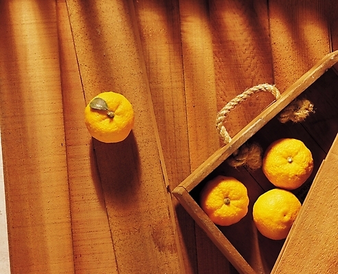 포토 JPG 식물 웰빙 오렌지 과일 실내 그림자 사람없음 장식 빛 농작물 인테리어 상자 마루 나무상자 오브젝트 국내포토 디자인 농업 바닥 내부 파일형식