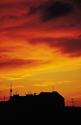 포토 JPG 구름 실루엣 자연현상 자연 하늘 풍경 사람없음 야외 건물 도시풍경 일출 노을 탑 어둠 일몰 도시 저녁 국내포토 자연요소 건축물 촬영기법 야간 생태계 파일형식