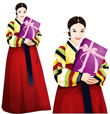 EPS 한국전통 전통 사계절 여자 명절 포즈 겨울 일러스트 새해 선물 한명 사람 선물상자 설날 전통의상 한복 새해선물 여자만 여자한명만 설선물 국내일러스트 1 계절 기념일 한국 상자 파일형식 벡터 명절선물