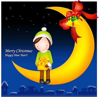 EPS 캐릭터 계절 기념일 별 초등학생 어린이 크리스마스 겨울 일러스트 산타옷 선물 한명 사람 산타클로스 종 달 초승달 크리스마스캐릭터 e-카드 어린이만 일러캐릭터 카드프레임 자연요소 1 학생 옷 카드_감사 프레임 이벤트 파일형식 벡터