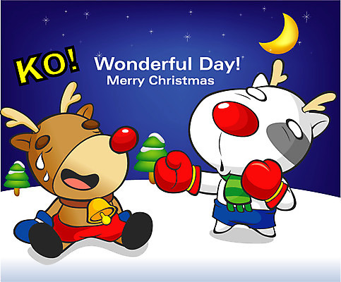 EPS 동물 척추동물 캐릭터 육지동물 계절 기념일 크리스마스 겨울 일러스트 포유류 사람없음 야외 권투 루돌프 달 눈 개 강아지 야간 눈물 크리스마스캐릭터 땀 e-카드 일러캐릭터 카드프레임 자연요소 감정 날씨 사슴 카드_감사 프레임 이벤트 반려동물 격투기 파일형식 벡터