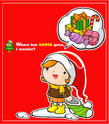 EPS 캐릭터 기념일 초등학생 어린이 크리스마스 겨울 일러스트 양말 크리스마스선물 선물 한명 사람 소녀 산타클로스 기다림 산타캐릭터 크리스마스캐릭터 e-카드 여자만 여자한명만 어린이만 소녀만 소녀한명만 일러캐릭터 카드프레임 1 학생 계절 여자 모션 카드_감사 프레임 이벤트 파일형식 벡터