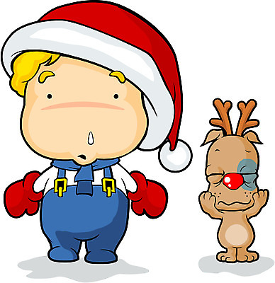 EPS 계절 기념일 남자 초등학생 어린이 크리스마스 겨울 일러스트 한명 사람 소년 공휴일 산타클로스 권투 루돌프 산타캐릭터 멍 남자만 남자한명만 어린이만 소년만 소년한명만 일러캐릭터 캐릭터 1 학생 사슴 이벤트 격투기 파일형식 벡터