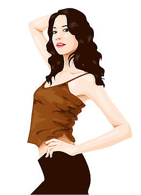 EPS 모델 직업 라이프스타일 여자 패션 포즈 일러스트 한명 사람 20대 성인 여자만 여자한명만 성인여자만 청년만 청년여자만 성인한명만 청년여자한명만 성인여자한명만 성인만 국내일러스트 1 청년 생활 파일형식 벡터