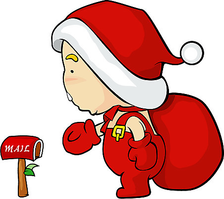 EPS 클립아트 기념일 남자 초등학생 어린이 크리스마스 겨울 일러스트 한명 사람 공휴일 산타클로스 우체통 편지 보따리 꼬마산타 남자만 남자한명만 어린이만 소년만 소년한명만 국내일러스트 1 학생 계절 이벤트 파일형식 벡터