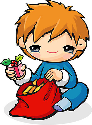 EPS 계절 기념일 남자 초등학생 어린이 크리스마스 겨울 일러스트 선물 한명 사람 소년 주머니 보따리 남자만 남자한명만 어린이만 소년만 소년한명만 국내일러스트 1 학생 이벤트 파일형식 벡터