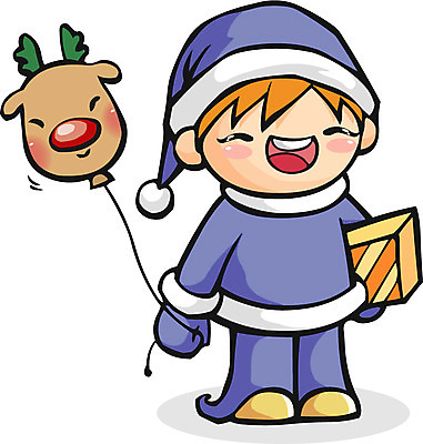 EPS 계절 기념일 남자 초등학생 어린이 크리스마스 겨울 일러스트 선물 한명 사람 소년 루돌프 풍선 남자만 남자한명만 어린이만 소년만 소년한명만 국내일러스트 1 학생 사슴 이벤트 파일형식 벡터