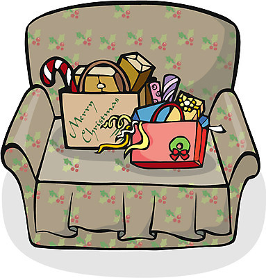 EPS 계절 기념일 리본 가구 크리스마스 겨울 의자 일러스트 지팡이 선물 이벤트 사람없음 소파 쇼핑백 포장지 안락의자 국내일러스트 생활용품 가방 포장 파일형식 벡터