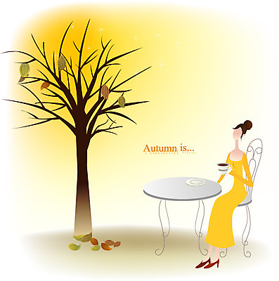 EPS 나무 웰빙 사계절 계절 여자 커피 일러스트 자연 탁자 휴식 한명 사람 20대 성인 야외 가을풍경 로맨틱 가을 추분 여자만 여자한명만 성인여자만 청년만 청년여자만 성인한명만 청년여자한명만 성인여자한명만 성인만 국내일러스트 식물 1 음료 가구 컨셉 풍경 청년 절기 생태계 파일형식 벡터 가을_계절