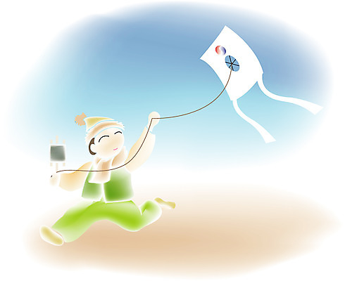 EPS 클립아트 한국문화 한국전통 전통 남자 초등학생 어린이 일러스트 새해 한명 사람 소년 전통놀이 연 연날리기 정통 얼레 남자만 남자한명만 어린이만 소년만 소년한명만 국내일러스트 1 학생 동양문화 놀이 한국 놀이용품 파일형식 벡터