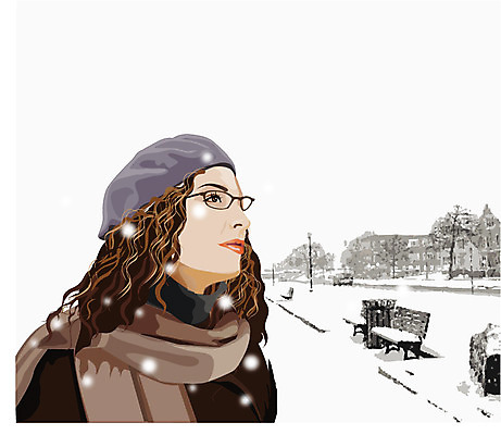 EPS 라이프스타일 사계절 계절 여자 겨울 일러스트 자연 한명 미소 사람 20대 성인 야외 눈 눈송이 눈덩이 일생 함박눈 여자만 여자한명만 성인여자만 청년만 청년여자만 성인한명만 청년여자한명만 성인여자한명만 성인만 국내일러스트 자연요소 1 날씨 눈_날씨 표정 청년 생활 생태계 파일형식 벡터