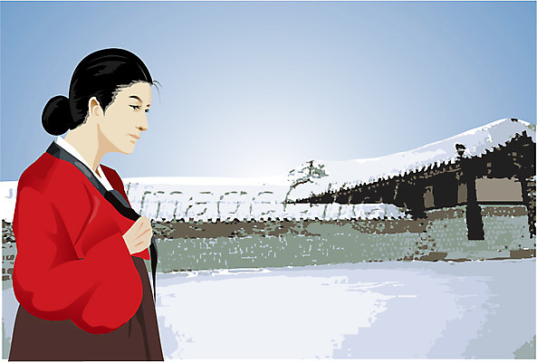 EPS 한국전통 전통 사계절 계절 여자 명절 겨울 일러스트 자연 새해 한옥 한명 미소 사람 20대 성인 설날 눈 한복 정통 아씨 일생 여자만 여자한명만 성인여자만 청년만 청년여자만 성인한명만 청년여자한명만 성인여자한명만 성인만 국내일러스트 자연요소 1 기념일 고건축 날씨 한국 표정 청년 전통의상 생태계 파일형식 벡터