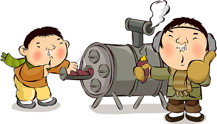 EPS 캐릭터 한국전통 사계절 계절 남자 어린이 겨울 일러스트 자연 전통캐릭터 새해 사람 소년 두명 겨울음식 아저씨 겨울간식 군고구마 군고구마장수 남자만 어린이만 소년만 제철음식 국내일러스트 일러캐릭터 전통 음식 디저트 한국 구이 생태계 제철 파일형식 벡터 장수_상인