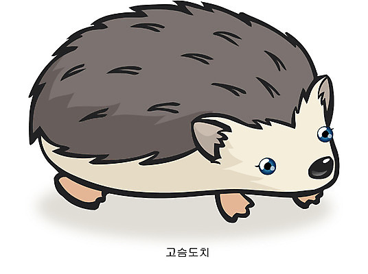 EPS 동물 척추동물 캐릭터 한마리 육지동물 동물캐릭터 일러스트 홍보캐릭터 포유류 상상 애니멀프린트 사람없음 고슴도치캐릭터 일러캐릭터 1 고슴도치 파일형식 벡터