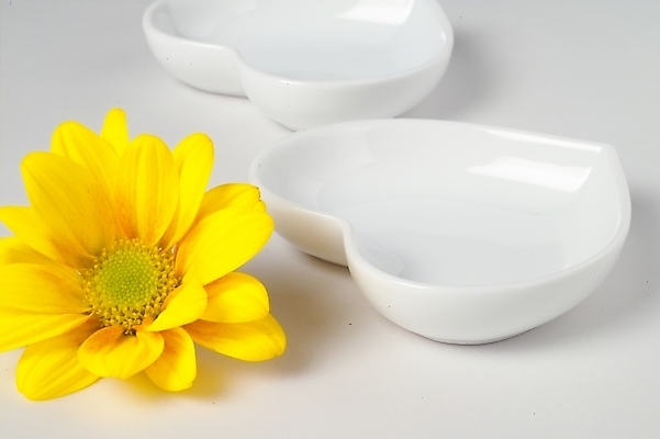 포토 JPG 스튜디오촬영 식물 그릇 접시 꽃 생활용품 사람없음 인테리어 노란색 하트 도자기 하트접시 국내포토 모양 식기 디자인 컬러 실내 오브젝트 파일형식