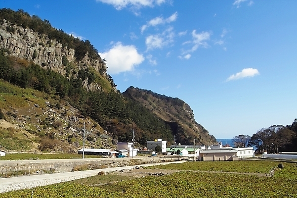 포토 JPG 주간 구름 건축물 건축 섬 백그라운드 자연 하늘 산 풍경 사람없음 야외 건물 마을 절벽 울릉도 비파산 섬마을 국내포토 자연요소 경상북도 생태계 파일형식