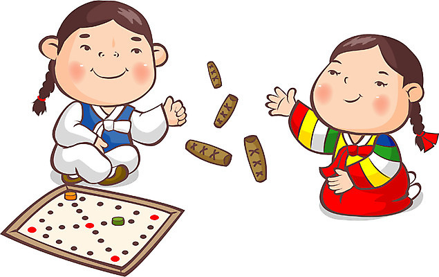 EPS 한국문화 한국전통 커플 여자 명절 남자 어린이 일러스트 전통캐릭터 새해 사람 소녀 소년 두명 설날 전통놀이 새해인사 윷놀이 한복 어린이만 국내일러스트 일러캐릭터 캐릭터 동양문화 전통 기념일 관계 놀이 한국 인사 전통의상 파일형식 벡터