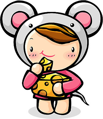 EPS 동물 캐릭터 일러스트 상상 치즈 새해 십이지신 운세 쥐띠 쥐 십이지신캐릭터 가상인물 일러캐릭터 유제품 설치류 파일형식 벡터