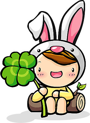 EPS 식물 동물 척추동물 캐릭터 육지동물 어린이 동물캐릭터 일러스트 포유류 상상 새해 사람 십이지신 운세 토끼띠 토끼 네잎클로버 토끼캐릭터 십이지신캐릭터 토끼묘 어린이만 일러캐릭터 반려동물 한자 클로버 파일형식 벡터