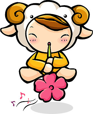 EPS 동물 캐릭터 일러스트 상상 새해 십이지신 운세 양띠 양 십이지신캐릭터 아닐미 가상인물 일러캐릭터 포유류 한자 파일형식 벡터