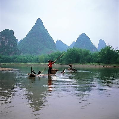 포토 JPG 주간 나무 식물 백그라운드 교통 수상교통 자연 조류 산 사람 풍경 야외 강 나룻배 뱃사공 나무배 선박 국내포토 자연요소 동물 교통수단 배_교통 생태계 파일형식
