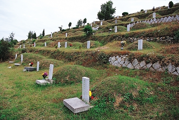 포토 JPG 주간 한국문화 한국전통 시설물 건축 풍경 사람없음 야외 무덤 묘 공동묘지 비석 제사 선산 국내포토 자연요소 동양문화 전통 건축물 한국 전통의례 파일형식