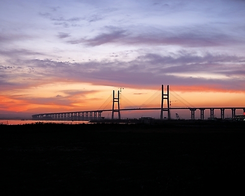 포토 JPG 주간 건축 바다 야경 하늘 사람없음 야외 노을 도시 서해대교 가교 국내포토 자연요소 건축물 다리_건축물 야간 파일형식 풍경_경치