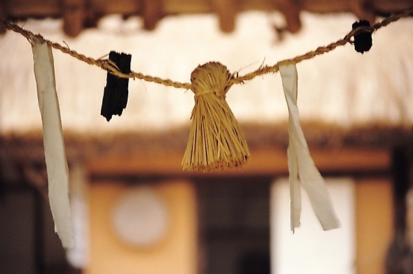 포토 JPG 주간 전통 건축 종교 전통문화 고건축 종교용품 종교건축 한국 초가집 사람없음 야외 출산 대문 무속 무속신앙용품 숯 금줄 국내포토 자연요소 건축물 아시아 문화 줄 한옥 문 파일형식