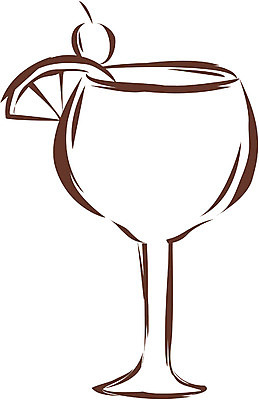 EPS 일러스트 잔 한잔 주류 사람없음 컵 칵테일 체리 레몬 레몬장식 국내일러스트 1 식기 음료 과일 장식 파일형식 벡터