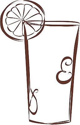 EPS 음식 일러스트 잔 한잔 주류 사람없음 컵 주스 머그컵 칵테일 레몬장식 국내일러스트 1 식기 음료 장식 레몬 파일형식 벡터