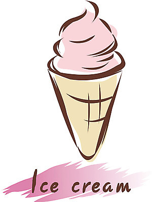 EPS 음식 일러스트 디저트 사람없음 아이스크림콘 콘아이스크림 딸기아이스크림 국내일러스트 아이스크림 콘 파일형식 벡터