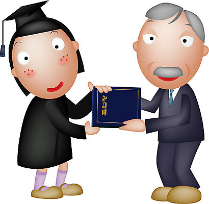 EPS 캐릭터 학생 여자 교육 남자 일러스트 졸업 교육캐릭터 사람 이벤트 두명 기쁨 축하 졸업장 감사 교장 수여 일러캐릭터 감정 컨셉 파일형식 벡터