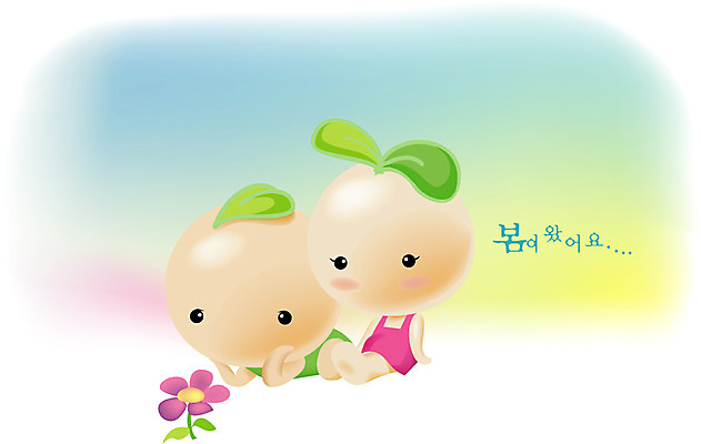 EPS 식물 캐릭터 사계절 계절 꽃 일러스트 자연 씨앗 새싹 봄 분위기 새싹캐릭터 씨앗캐릭터 소식_알림 일러캐릭터 컨셉 생태계 식물캐릭터 파일형식 벡터