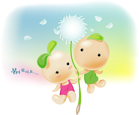 EPS 식물 캐릭터 사계절 계절 꽃 일러스트 자연 씨앗 새싹 봄 분위기 민들레 민들레홀씨 새싹캐릭터 씨앗캐릭터 소식_알림 일러캐릭터 컨셉 생태계 식물캐릭터 파일형식 벡터