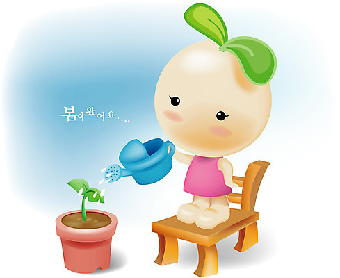 EPS 식물 캐릭터 사계절 계절 화분 의자 일러스트 자연 씨앗 새싹 봄 물뿌리개 분위기 물주기 나무의자 새싹캐릭터 씨앗캐릭터 소식_알림 일러캐릭터 가구 컨셉 모션 목재 생태계 식물캐릭터 파일형식 벡터
