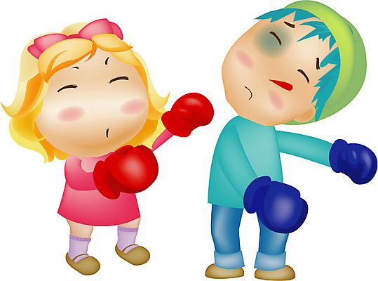 EPS 캐릭터 커플 여자 기념일 남자 일러스트 화이트데이 발렌타인데이 사람 소년 두명 권투 싸움 사랑싸움 일러캐릭터 어린이 관계 모션 데이이벤트 이벤트 격투기 파일형식 벡터