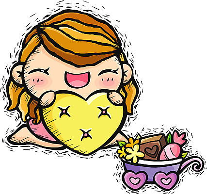 EPS 캐릭터 여자 꽃 행복 감정 어린이 쿠션 일러스트 화이트데이 발렌타인데이 선물 사랑 한명 미소 사람 소녀 이벤트 20대 성인 하트 이벤트캐릭터 꽃마차 여자만 여자한명만 일러캐릭터 모양 식물 1 데이이벤트 표정 청년 마차 파일형식 벡터