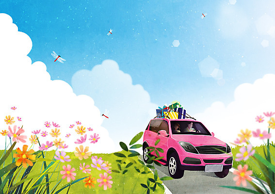 주간 PSD 여자 남자 꽃밭 일러스트 자동차 선물 사람 성인 야외 두명 추석 가을 잠자리 한복 코스모스 귀성길 추석선물 국내일러스트 자연요소 한국전통 계절 명절 꽃 육상교통 곤충 전통의상 파일형식 명절선물