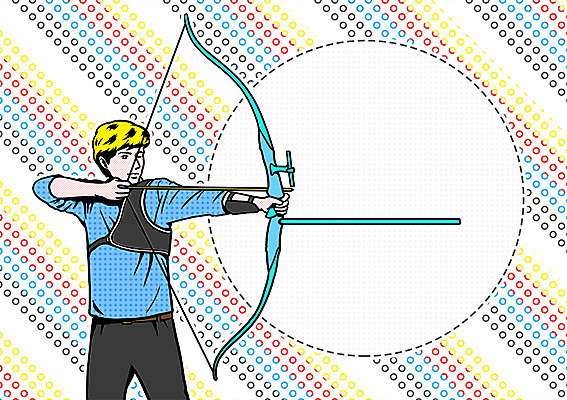 PSD 직업 남자 일러스트 프레임 한명 사람 성인 자신감 활 팝아트 열정 양궁 양궁선수 양궁용품 자부심 국내일러스트 1 감정 스포츠용품 스포츠 운동선수 그림 파일형식