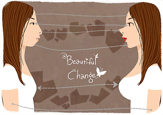 PSD 여자 일러스트 새로움 사람 상반신 성인 두명 뷰티 비교 변화 성형수술 과정 가슴성형 성형미인 국내일러스트 컨셉 수술 미인 파일형식