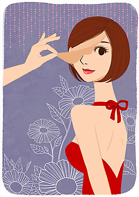 PSD 손 여자 일러스트 새로움 가면 한명 사람 성인 신체부위 뷰티 변화 성형수술 벗겨짐 과정 성형미인 국내일러스트 1 컨셉 모션 수술 미인 파일형식