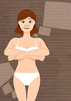 PSD 여자 일러스트 새로움 한명 사람 성인 뷰티 변화 성형수술 벗기 몸매 비만 과정 성형미인 국내일러스트 1 컨셉 모션 수술 미인 파일형식