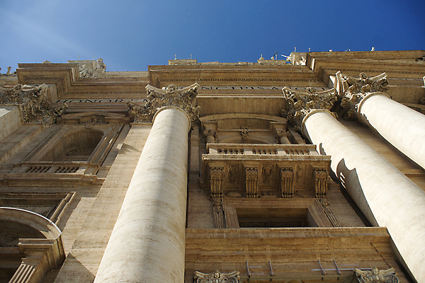 포토 JPG 해외이미지 주간 건축물 기독교 건축양식 하늘 풍경 사람없음 야외 이탈리아 기둥 로마 바실리카 성베드로대성당 해외202004 사도궁 해외포토 자연요소 건축 유럽 종교 궁전 바티칸 파일형식 이미지허브