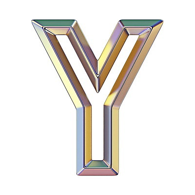 JPG 해외이미지 알파벳 일러스트 텍스트 타이포그라피 사람없음 옆모습 그래픽 컬러풀 금속 고급 광택 Y 복잡 세련 해외202004 해외일러스트 문자 영어 뷰포인트 컬러 컨셉 재질 파일형식 이미지허브