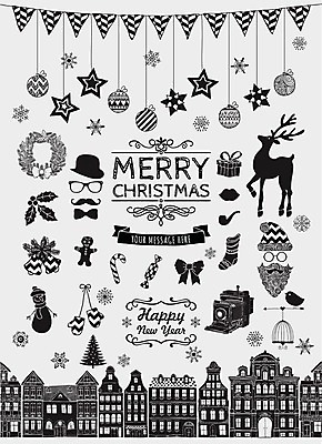 EPS 해외이미지 클립아트 별 리본 안경 백그라운드 크리스마스장식 크리스마스 일러스트 눈사람 사슴 수염 사탕 선물 사람없음 산타클로스 카메라 축제 종 축하 깃발 눈송이 낙서 순록 오너먼트 해외202004 손모아장갑 해외일러스트 자연요소 잡화 기념일 장갑 컨셉 포유류 디저트 눈_날씨 전자제품 파일형식 벡터 이미지허브