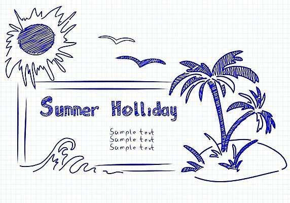 EPS 해외이미지 계절 안경 바다 여행 일러스트 텍스트 휴가 휴식 손바닥 태양 수영 뜨거움 낙서 스케치 수집 그림 복고 손그림 밀짚 이국적 해외202004 해외일러스트 자연요소 손 잡화 컨셉 미술 수상스포츠 짚 파일형식 벡터 이미지허브