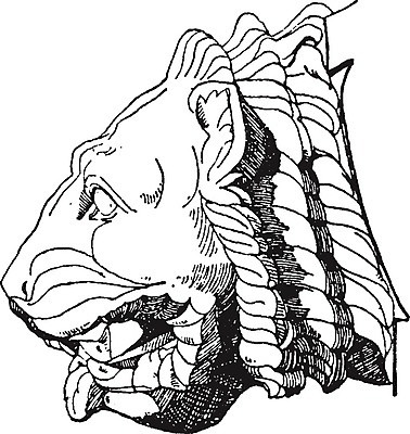 EPS 해외이미지 선 일러스트 미술 머리 검은색 수확 흰색 사자 그림 아테네 판화 파르테논신전 해외202004 해외일러스트 컬러 농업 포유류 문화예술 신전 신체부위 그리스 파일형식 벡터 이미지허브