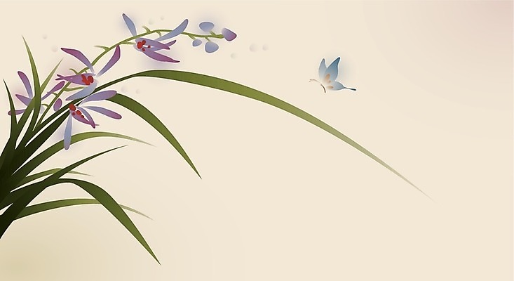 EPS 해외이미지 꽃 선 나비 잎 꽃무늬 일러스트 자연 초록색 일본 중국 봄 성장 벚꽃 우아함 환경보전 스타일 카피스페이스 해외202004 해외일러스트 식물 계절 아시아 컬러 곤충 컨셉 무늬 공백 사회이슈 생태계 파일형식 벡터 이미지허브