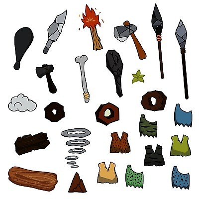 EPS 해외이미지 캐릭터 손 행복 창 무기 백그라운드 일러스트 미술 흰색 도구 역사 동굴 망치 만화 클럽 그림 복고 도끼 선사시대 원시시대 고립 해외202004 해외일러스트 일러캐릭터 감정 컬러 문화예술 신체부위 공구 파일형식 벡터 이미지허브